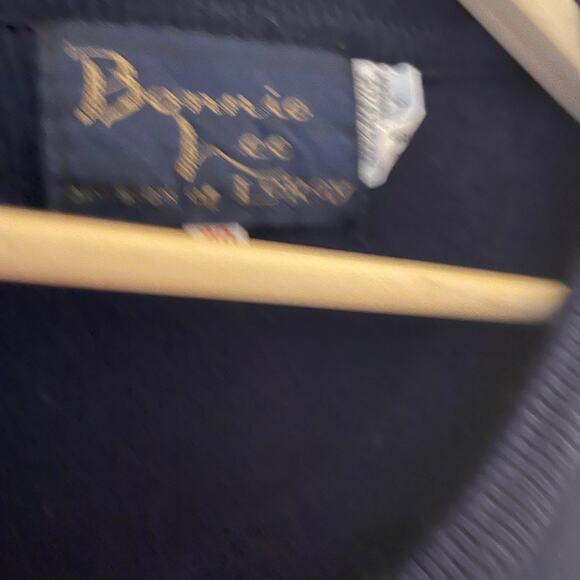 Vintage Bonnie Lee blue coquette Sweater cottage core strawberry Y2K size 40 - Picture 6 of 7